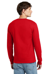 Champion  Heritage 5.2-Oz. Jersey Long Sleeve Tee CC8C - Red Back