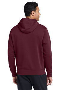 Nike Club Fleece Pullover Hoodie CJ1611 - Dark Maroon Back