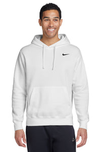 Nike Club Fleece Pullover Hoodie CJ1611 - White