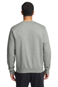 Nike Club Fleece Crew CJ1614 - Dark Grey Heather Back