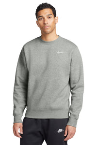 Nike Club Fleece Crew CJ1614 - Dark Grey Heather