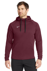 Nike Therma-FIT Pullover Fleece Hoodie  CN9473 - Team Dark Maroon