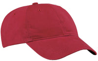 Port Authority Brushed Twill Low Profile Cap - Red