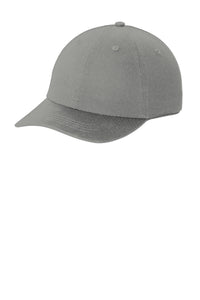 Port Authority Washed Twill Cap - Deep Smoke