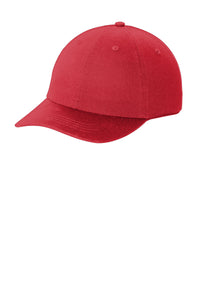 Port Authority Washed Twill Cap - Red