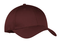Port Authority Six-Panel Twill Cap - Maroon
