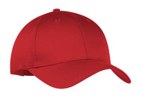 Port Authority Six-Panel Twill Cap - Red