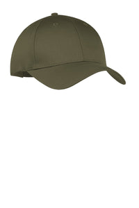 Port Authority Six-Panel Twill Cap - Olive Drab Green