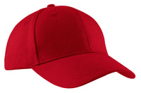 Port Authority Brushed Twill Cap - Red