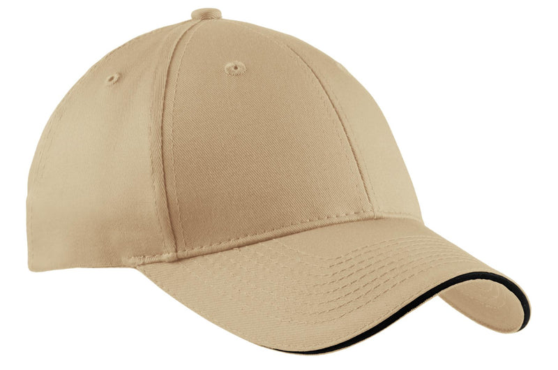 Port Authority Cotton Twill Sandwich Bill Cap
