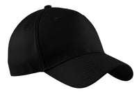 Port Authority Five-Panel Twill Cap - Black