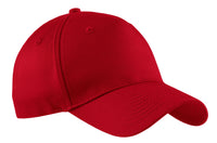 Port Authority Five-Panel Twill Cap - Red