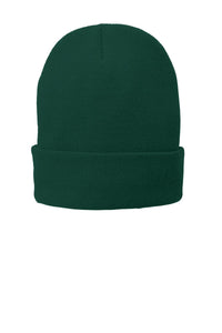 Port Authority Fleece-Lined Knit Cap - Athletic Green
