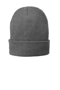 Port Authority Fleece-Lined Knit Cap - Athletic Oxford