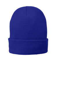 Port Authority Fleece-Lined Knit Cap - Athletic Royal