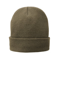 Port Authority Fleece-Lined Knit Cap - Coyote Brown