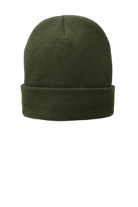 Port Authority Fleece-Lined Knit Cap - Olive Drab Green