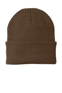 Port Authority Knit Cap - Brown