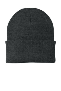 Port Authority Knit Cap - Charcoal Heather