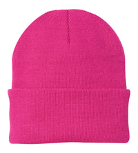 Port Authority Knit Cap - Neon Pink Glo