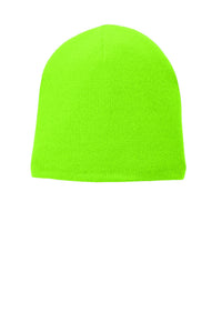 Port Authority Fleece-Lined Beanie Cap - Neon Green