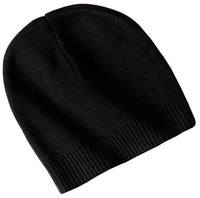 Port Authority 100% Cotton Beanie - Black