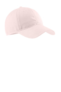 Port Authority Soft Brushed Canvas Cap - Light Pink