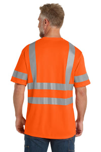 CornerStone  ANSI 107 Class 3 Mesh Tee - Safety Orange Back