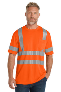 CornerStone  ANSI 107 Class 3 Mesh Tee - Safety Orange