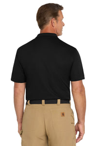 CornerStone  Industrial Snag-Proof Pique Pocket Polo - Black Back