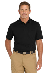 CornerStone  Industrial Snag-Proof Pique Pocket Polo - Black
