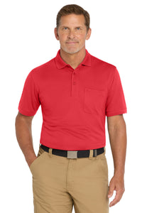 CornerStone  Industrial Snag-Proof Pique Pocket Polo - Red