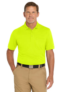 CornerStone  Industrial Snag-Proof Pique Pocket Polo - Safety Yellow