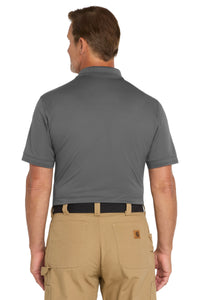 CornerStone  Industrial Snag-Proof Pique Polo - Charcoal Back
