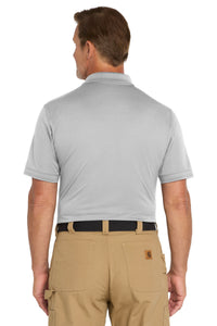 CornerStone  Industrial Snag-Proof Pique Polo - Light Grey Back