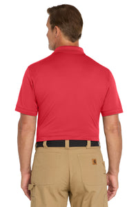 CornerStone  Industrial Snag-Proof Pique Polo - Red Back