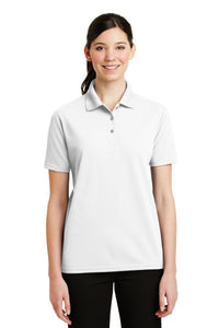 DISCONTINUED CornerStone - Ladies Industrial Pique Polo - White