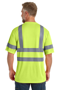 CornerStone - ANSI 107 Class 3 Short Sleeve Snag-Resistant Reflective T-Shirt - Safety Yellow Back
