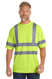 CornerStone - ANSI 107 Class 3 Short Sleeve Snag-Resistant Reflective T-Shirt - Safety Yellow
