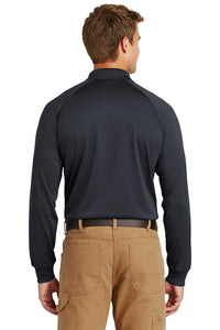 CornerStone - Select Long Sleeve Snag-Proof Tactical Polo - Charcoal Back