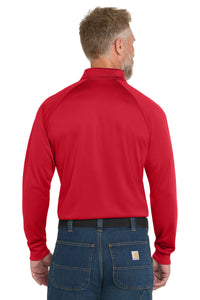 CornerStone - Select Long Sleeve Snag-Proof Tactical Polo - Red Back