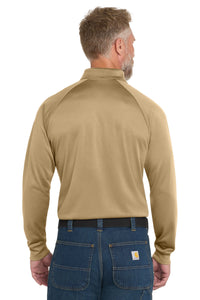 CornerStone - Select Long Sleeve Snag-Proof Tactical Polo - Tan Back