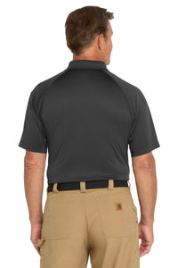 CornerStone - Select Snag-Proof Tactical Polo - Charcoal Back