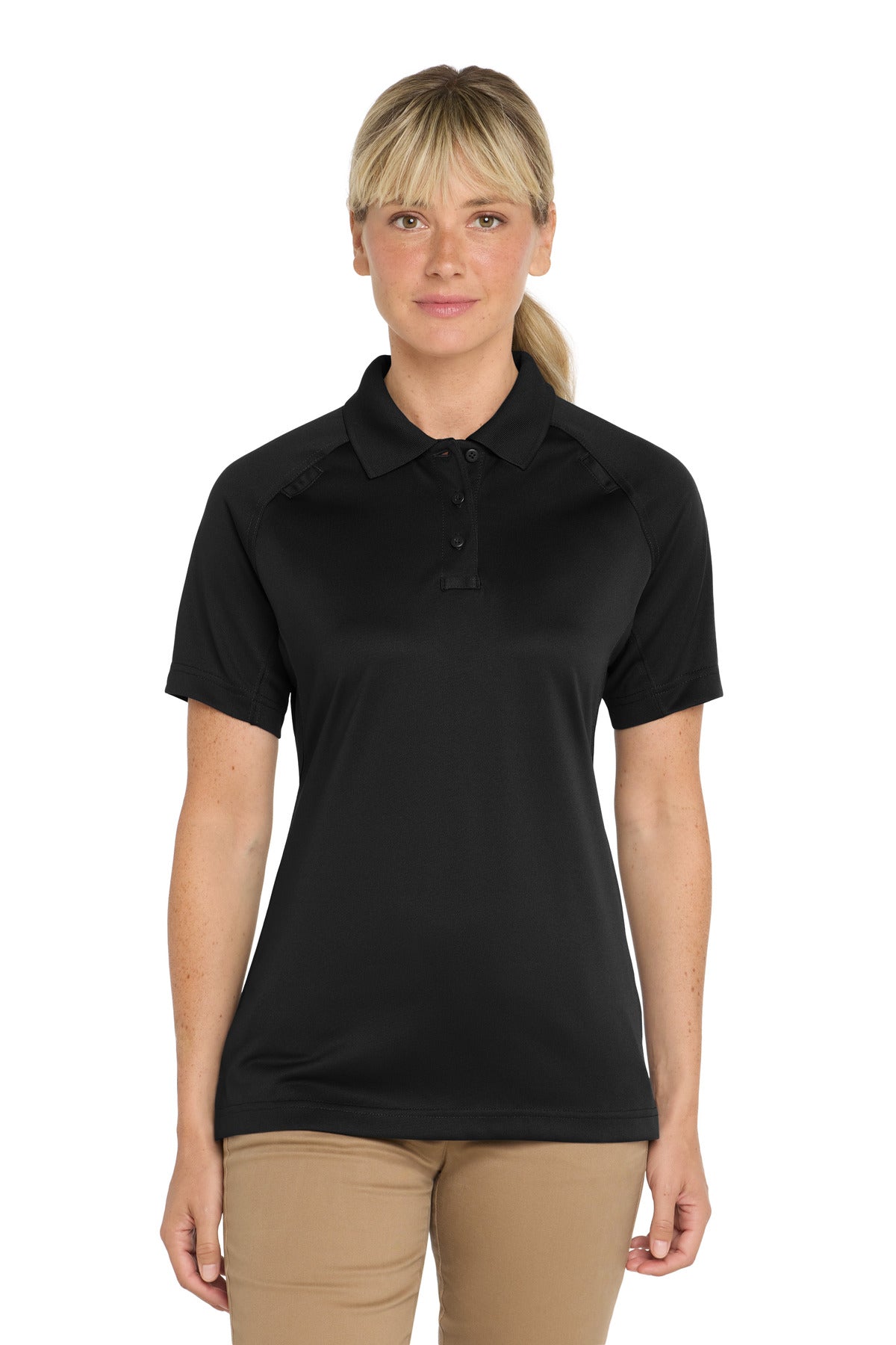 CornerStone Women's Select Snag-Proof Tactical Polo - Black