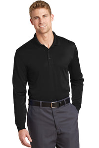 CornerStone Select Snag-Proof Long Sleeve Polo - Black