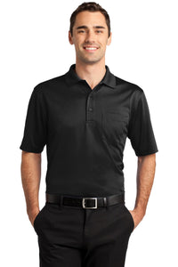 CornerStone Select Snag-Proof Pocket Polo - Black