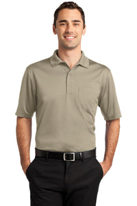 CornerStone Select Snag-Proof Pocket Polo - Tan