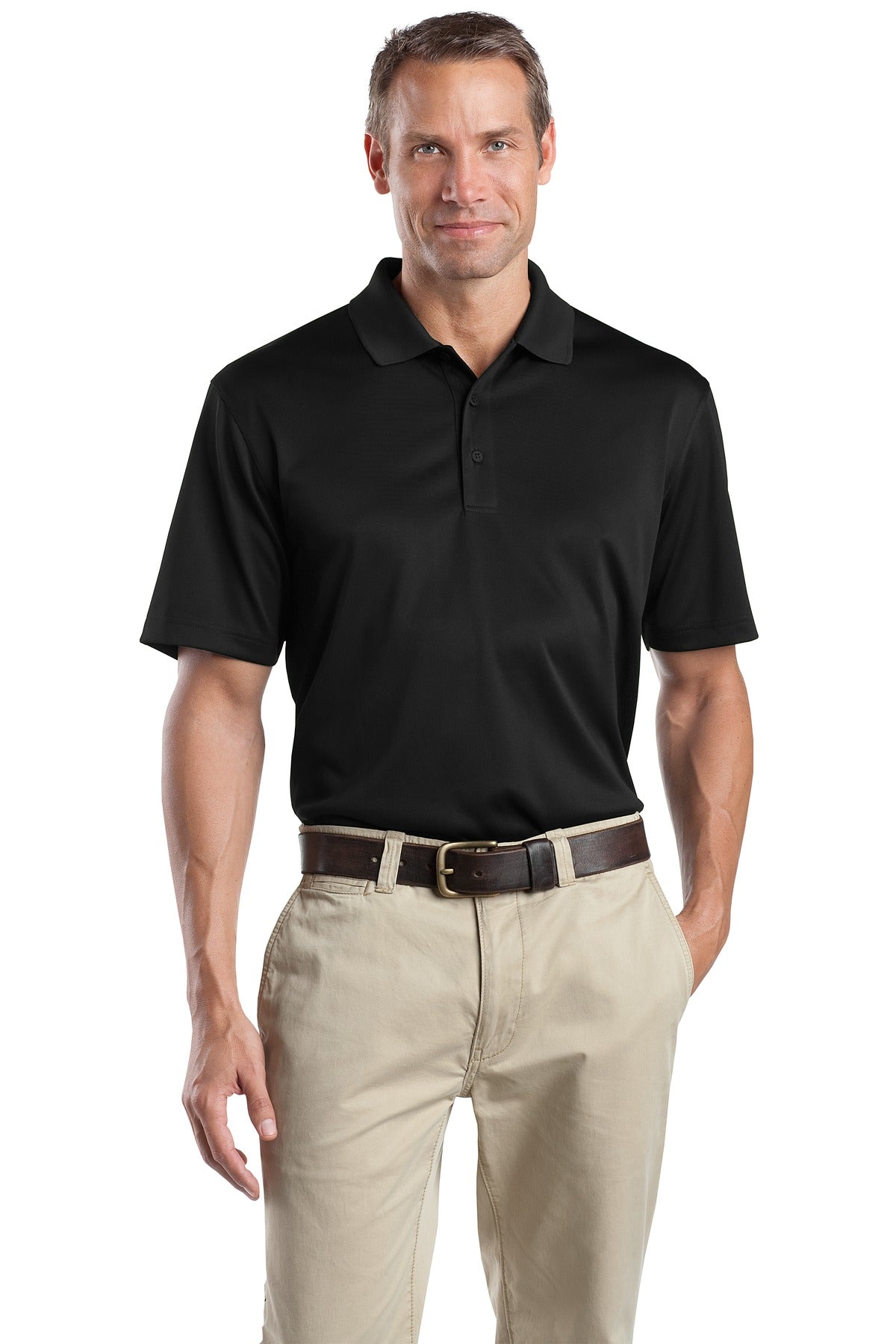 CornerStone Tall Select Snag-Proof Polo - Black
