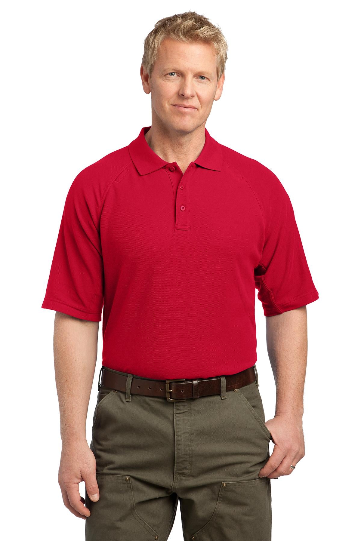 DISCONTINUED CornerStone - EZCotton Tactical Polo - Red