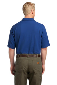 DISCONTINUED CornerStone - EZCotton Tactical Polo - Royal Back